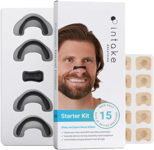 Breathing Nasal Strip Starter Kit – Silicone