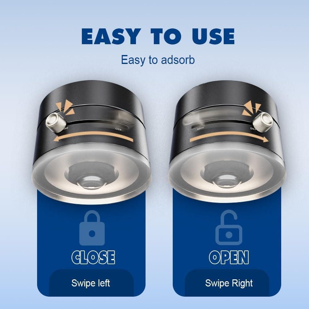 Vacuum Magnetic Suction Phone Holder – Foldable & 360° Rotatable