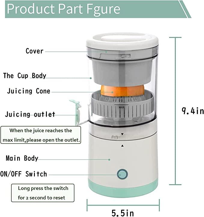 Electric Citrus Juicer – USB Rechargeable & Portable
